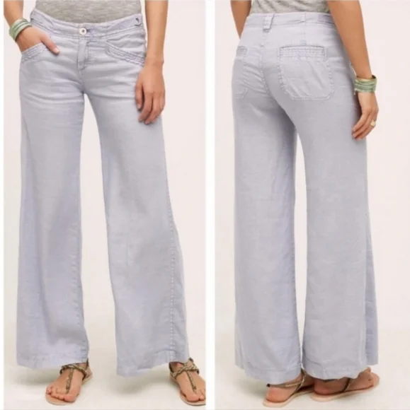 Anthropologie Hei Hei Libby linen pants - Picture 1 of 6